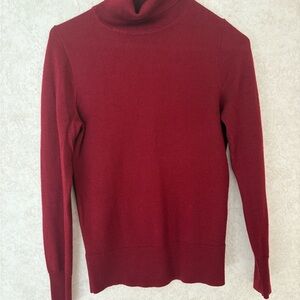 J.Crew Factory Red Turtleneck Sweater